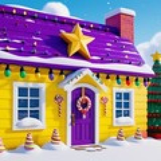 jeu de memoire sur les maisons de noël image numéro 2