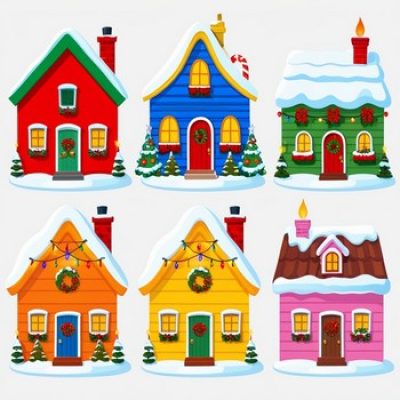jeu de memoire sur les maisons de noël