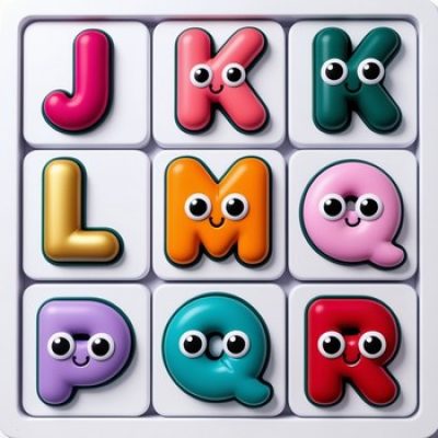 jeu de memoire sur l'alphabet pour enfant memory